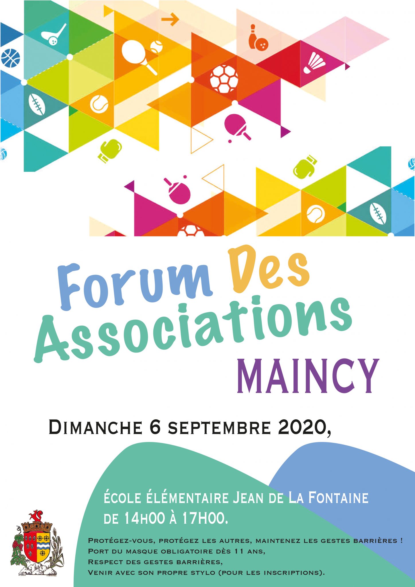 Forum des associations 2020 : Maincy